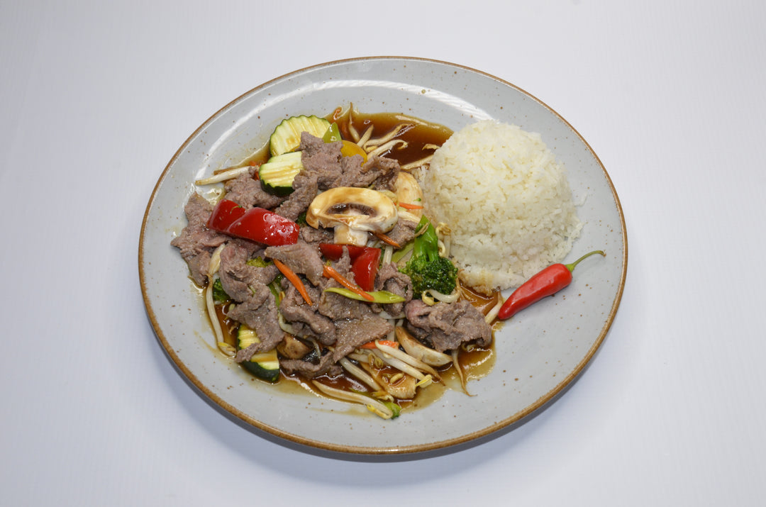 F. Gerichte mit Rindfleisch